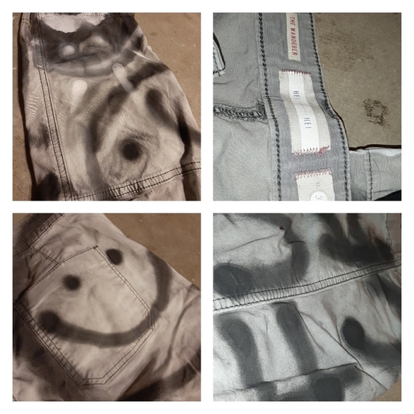 Spray painted Cargo Pants - Picture 4 of 4